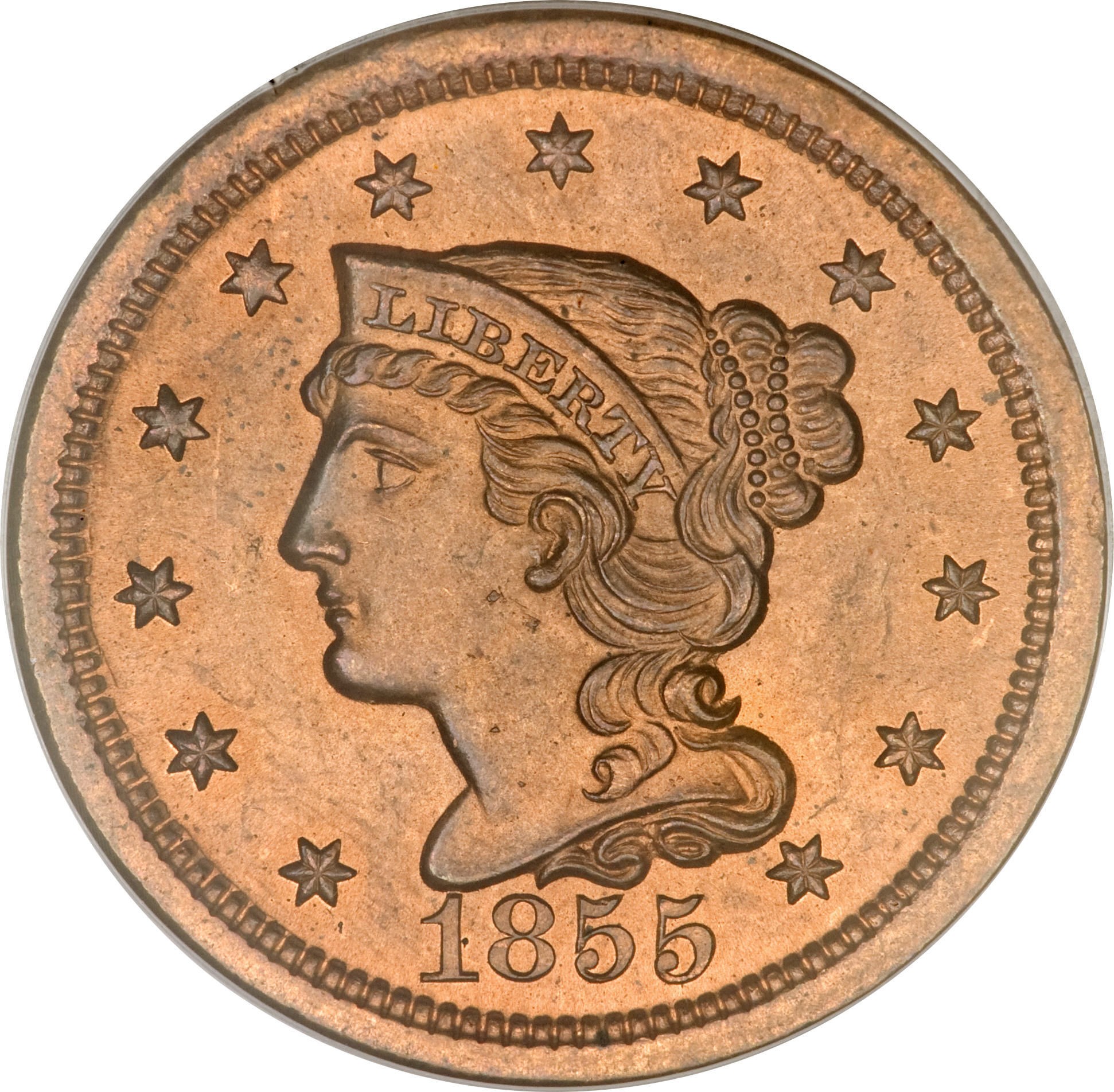 Braided Hair Cent (1839-1857)