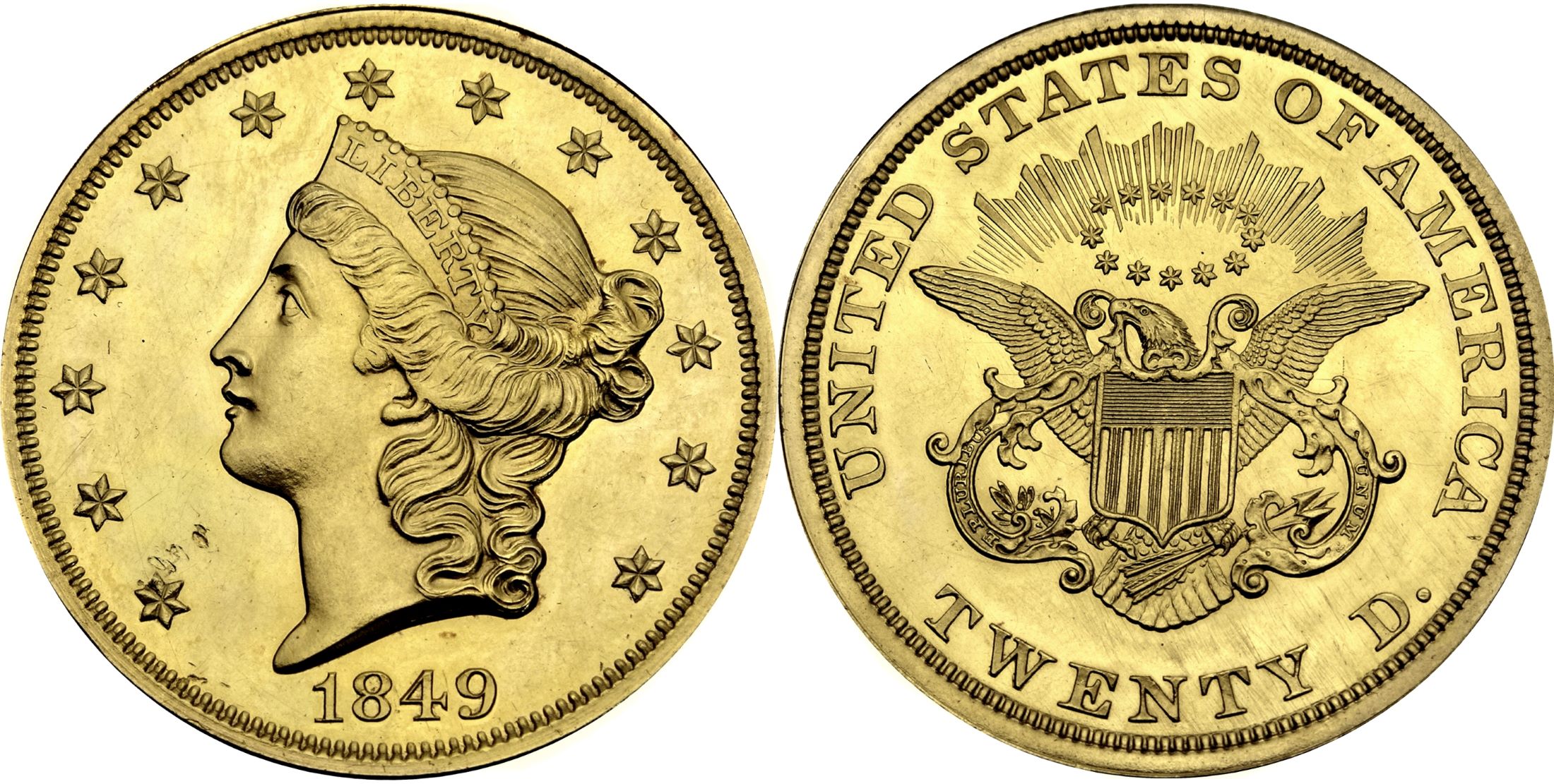 Liberty Head $20 (1849-1907)