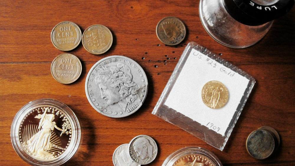 Several factors affect the value of a coin