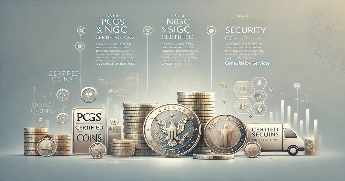 PCGS・NGC認定コイン投資の始め方｜金貨・銀貨の価値と安全性を確保